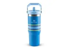 Copo Térmico Stanley FlipStraw Azure Stripes 0,887L