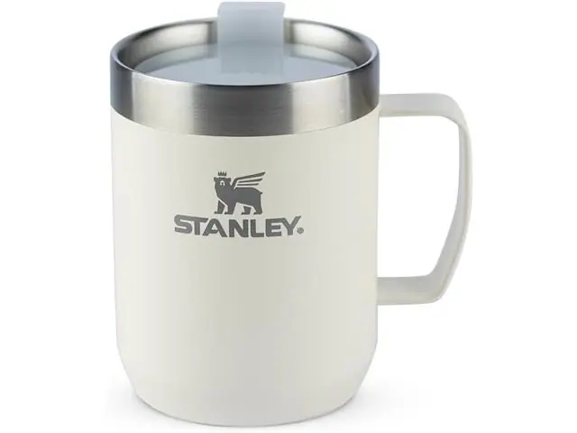 Caneca Térmica com Tampa Stanley Camp Mug Cream 350ml
