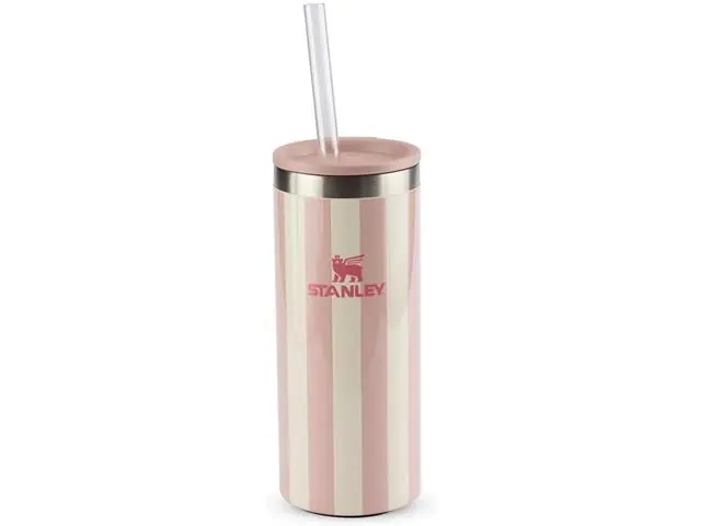 Can Cooler Slim Stanley com Tampa Peach Whip Cabana Gloss 0,29L