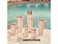 Can Cooler Slim Stanley com Tampa Peach Whip Cabana Gloss 0,29L - 6