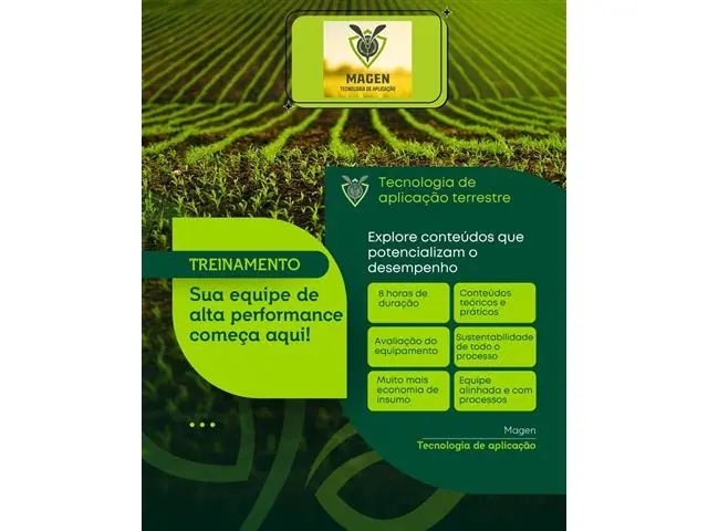 Treinamento em Tecnologia de aplicação (terrestre)