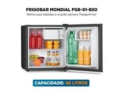 Frigobar Mondial 46L Porta Reversível Preto 220V - 2