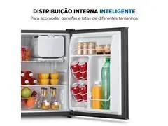 Frigobar Mondial 73L Porta Reversível Preto 110V - 6