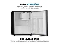 Frigobar Mondial 73L Porta Reversível Preto 110V - 7