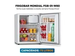 Frigobar Mondial 73L Porta Reversível Branco 110V - 1