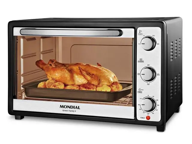 Forno Elétrico 52L Grand Family II Mondial Preto/Inox 1800W 110V