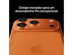 iPhone 17 Pro Max (256GB) Laranja-Cósmico Tela de 69 5G Com Carregador - 4