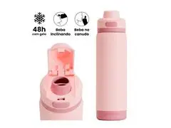 Garrafa Termica Pro 750 Rosa Bb - 0