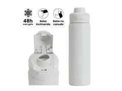 Garrafa Termica Pro 750 Branca Bb - 0