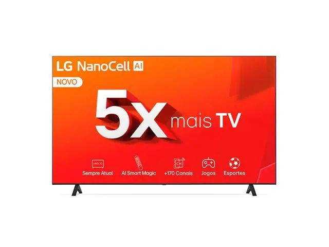 Smart TV LG 65" 4K UHD NanoCell - HDR, Wi-Fi