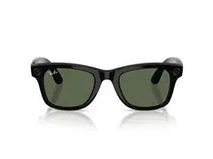 Óculos Ray-Ban Meta Wayfarer Shiny Black | G15 Green - 1