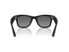 Óculos Ray-Ban Meta Wayfarer Matte Black | Polar Gradient Graphite - 3