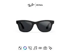 Óculos Ray-Ban Meta Wayfarer Matte Black | Polar Gradient Graphite