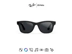 Óculos Ray-Ban Meta Wayfarer Matte Black | Transitions Gray - 0