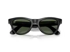 Óculos Ray-Ban Meta Skyler Shiny Black | G15 Green - 4