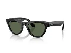 Ray-Ban Meta Skyler Shiny Black | G15 Green