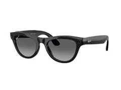 Óculos Ray-Ban Meta Skyler Shiny Black | Polar Gradient Graphite - 1