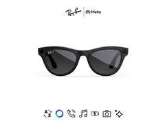 Óculos Ray-Ban Meta Skyler Shiny Black | Polar Gradient Graphite