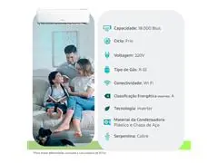 Ar Condicionado Hi-Wall 18.000 Btus F INVERTER 220V - 1