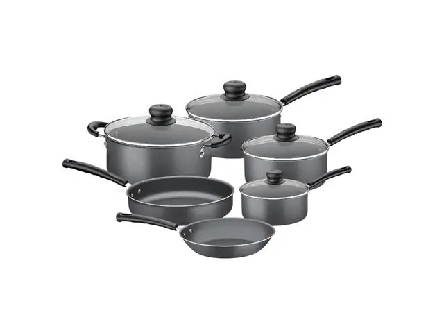 Jogo de Panelas Tramontina Versalhes Antiaderente 6 peças Chumbo