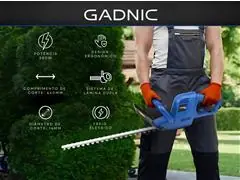 Aparador De Cerca Viva Gadnic 1100v 580w Podador Cerca - 1