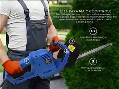 Aparador De Cerca Viva Gadnic 1100v 580w Podador Cerca - 4