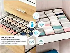Kit 4 Colmeias Organizadoras de Gaveta Gadnic Com Divisórias - 2