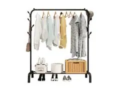 Arara Cabideiro Gadnic Móvel Destacável Para Roupas Com Ganchos