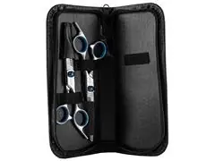 Kit Tesoura Profissional Gadnic Corte Polimento Desfiadeira 6.0 - 0