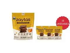 Biscoito Três Corações Zaytas Caramelo 80g 15 Unidades - 0