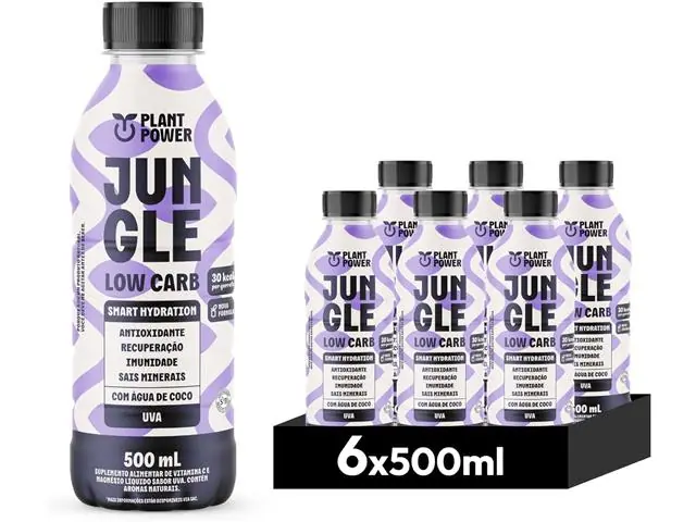 Suplemento Alimentar Três Corações Jungle Low Uva 12x500ml