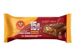 Barra de Proteína Três Corações Cappuccino Caramelo e Sal Caixa 12x50g - 1