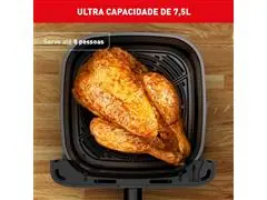 Fritadeira Sem Óleo Arno Air Fryer Mega 7,5L AFM7 1700W Preta 220V - 2