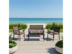 Conjunto Terraço Relax Com 4 Pecas Cinza - 3