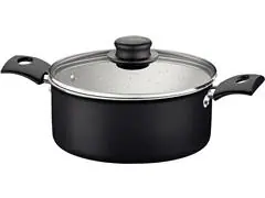 Jogo de Panelas Tramontina Turim em Alumínio Antiaderente Preto 10 Pçs - 1