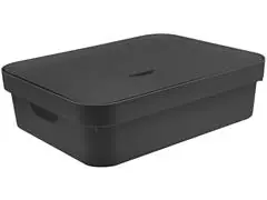 Caixa Organizadora Cube G Baixa Com Tampa