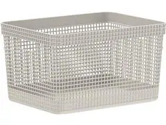 Cesto Grid 20 L Bege Fechado - 0