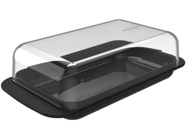 Manteigueira Break Preto Fechado