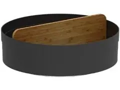 Org Giratorio Alto Com Divisoria Lume Preto Fechado - 0