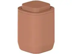 Porta Algodao Aura Marrom Amendoa Fechado