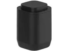 Porta Algodao Aura Preto Fechado