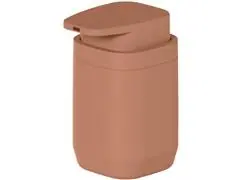 Porta Sabonete Liquido Aura Marrom Amendoa Fechado