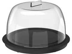 Porta Queijo Minas Break Preto Fechado