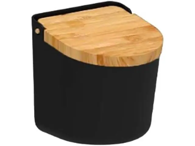 Saleiro Lume Preto Fechado