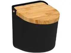 Saleiro Lume Preto Fechado