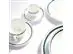 Aparelho de jantar Très Classique em porcelana gold rim 42 peças verde - 1