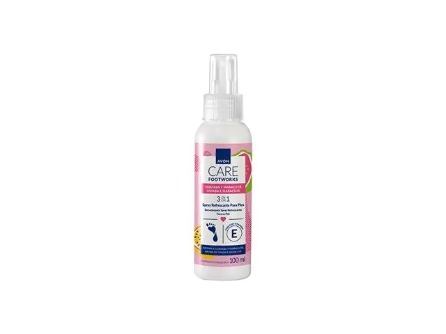 Spray Refrescante Para Pes Maracuja E Goiaba Avon Care Footworks 100ml