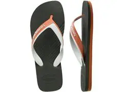 Chinelo Havaianas Dual Verde Olive/Branco - 5