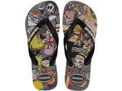 Chinelo Havaianas Top Warner Clas Cinza Gelo
