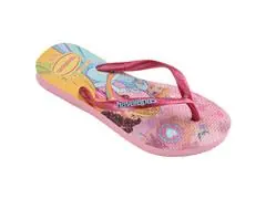 Chinelo Havaianas Kids Slim Princess Rosa Glow - 1